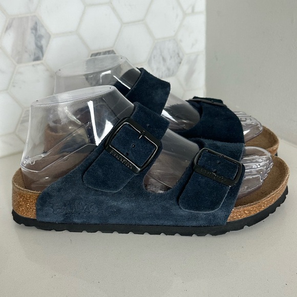 Birkenstock Shoes - New Birkenstock Birki’s Arizona Night Suede Soft Buckle Narrow EU 36 US 5-5.5